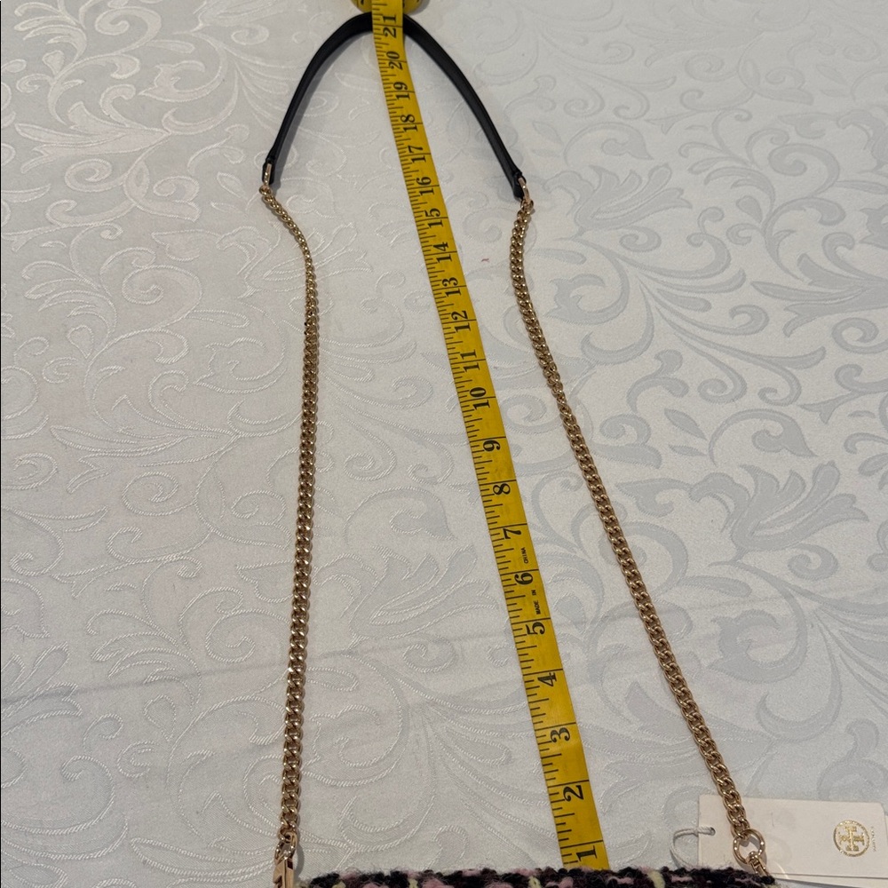 Tory Burch Tweed Emerson Crossbody Bag - Picture 11 of 12